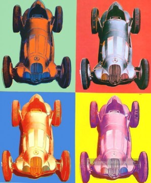 Andy Warhol Painting - Benz Racing Car Andy Warhol